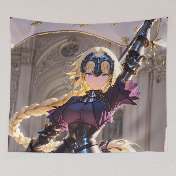 Item preview, Jeanne D Arc Banner Of Glory Fate Grand Order Anime Girl designed and sold by Raslbazola.