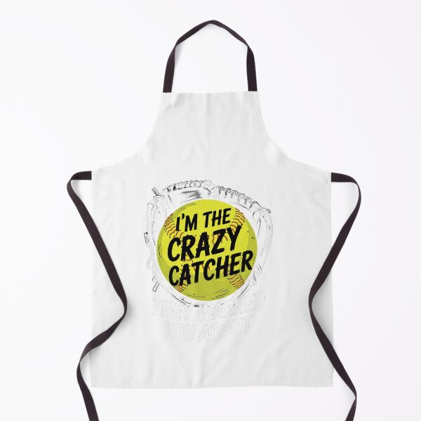 Item preview, I'm The Crazy Catcher They Warned You About Softball Pullover designed and sold by RayArmstrong.