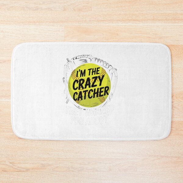 Item preview, I'm The Crazy Catcher They Warned You About Softball Pullover designed and sold by RayArmstrong.