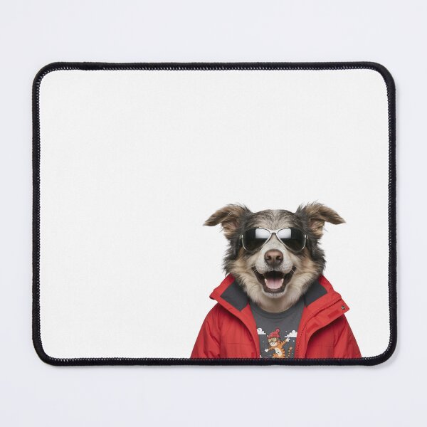 Item preview, Cool Mountain Mutt Art | Winter Style Sticker designed and sold by slydawgstudio.