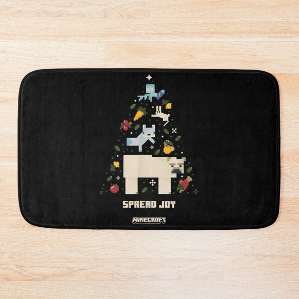 Item preview, Minecraft Pixel Animals Christmas Joyful Retro Art designed and sold by CedriMark.