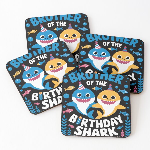 Item preview, Funny Brother Of The Birthday Family Shark Birthday Boy Girl designed and sold by Eskomeranola.