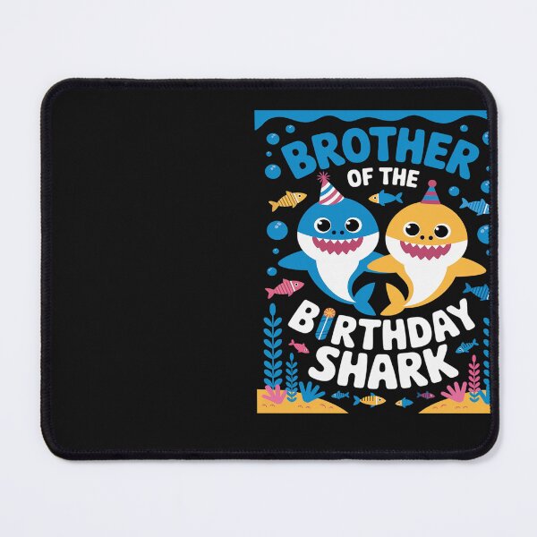 Item preview, Funny Brother Of The Birthday Family Shark Birthday Boy Girl designed and sold by Eskomeranola.