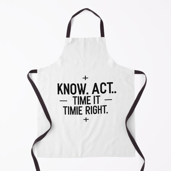 Item preview, Know. Act. Time It Right – Minimalist Motivational Quote designed and sold by Irene Catchmind.