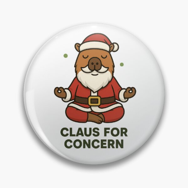 Item preview, Capybara Santa Zen  designed and sold by RetroPop23.
