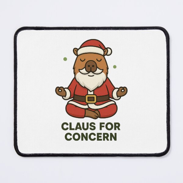 Item preview, Capybara Santa Zen designed and sold by RetroPop23.