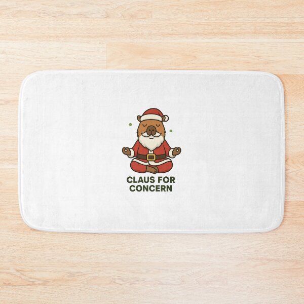 Item preview, Capybara Santa Zen  designed and sold by RetroPop23.