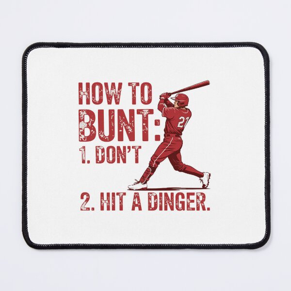 Item preview, How To Bunt Don't Hit A Dinger designed and sold by AmparoBoyle.