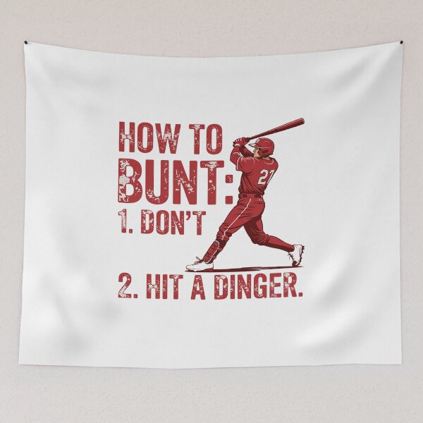 Item preview, How To Bunt Don't Hit A Dinger designed and sold by AmparoBoyle.