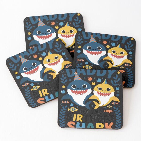 Item preview, Funny Daddy Of The Birthday Family Shark Birthday Boy Girl designed and sold by Eskomeranola.