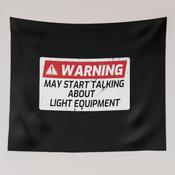 Item preview, Lighting Technician Funny Warning designed and sold by KNVMG1TDT5.