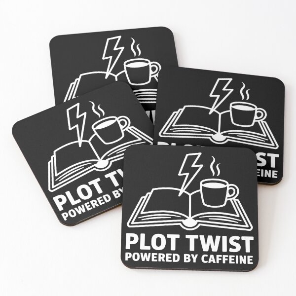 Item preview, Plot Twist Powered by Caffeine designed and sold by theartfulaspie.
