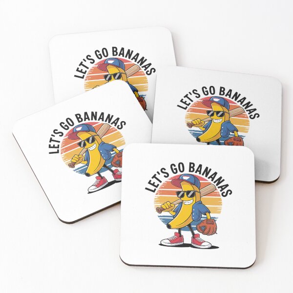 Item preview, Funny Lets Go Bananas Cute Banana Fruit Lover Banana Player designed and sold by marcusry.