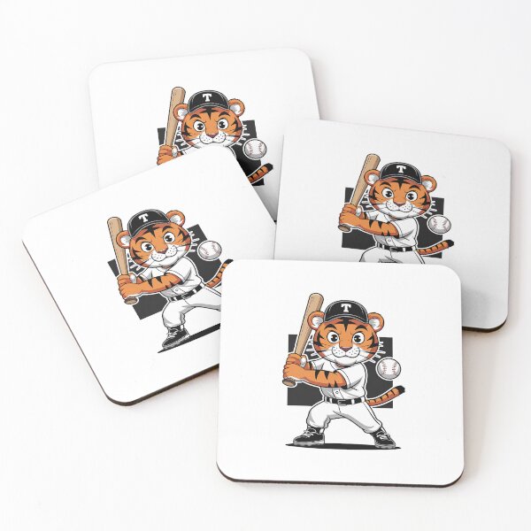 Item preview, Funny Baseball Tiger Baseball Tee Tiger Playing Baseball  designed and sold by VasilisLamArt.