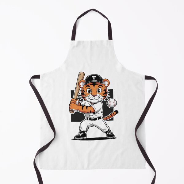 Item preview, Funny Baseball Tiger Baseball Tee Tiger Playing Baseball designed and sold by VasilisLamArt.