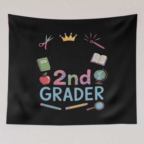 Item preview, Little Miss 2nd Second Grade Back To School Girls Student designed and sold by JaskconLIfe23.