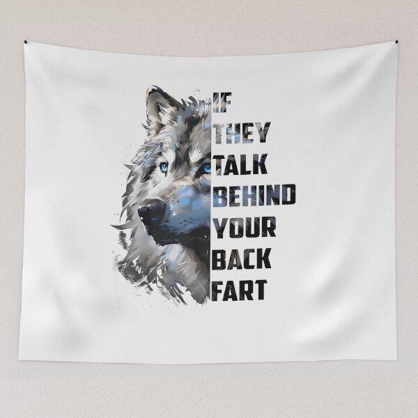 Item preview, Funny Wolf Quote Graphic Tee designed and sold by LashondaGreen89.