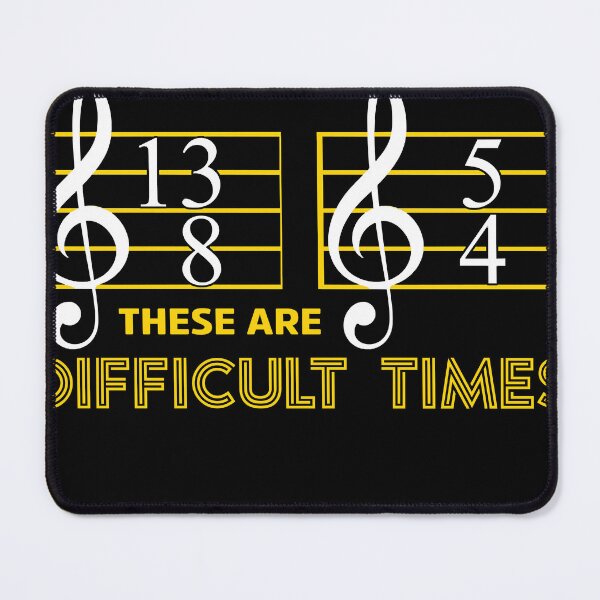 Item preview, Funny Music Teacher These Are Difficult Times designed and sold by DeclaArie.