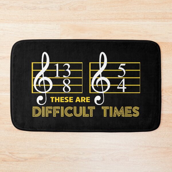 Item preview, Funny Music Teacher These Are Difficult Times designed and sold by DeclaArie.