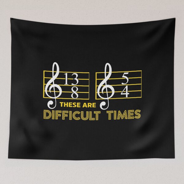 Item preview, Funny Music Teacher These Are Difficult Times designed and sold by DeclaArie.