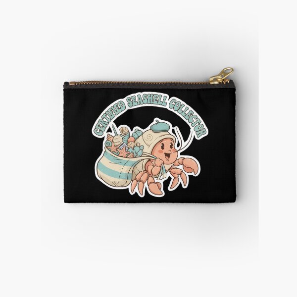Item preview, Certified Seashell Collector Crab – Retro Summer Cartoon Character designed and sold by DIRTYSKETCHH.