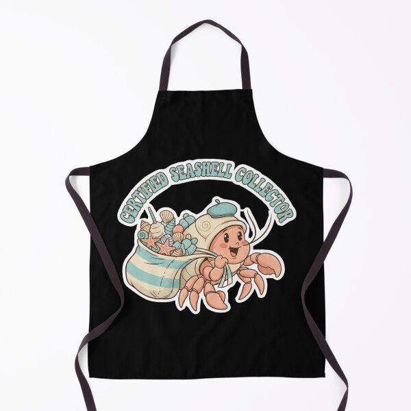 Item preview, Certified Seashell Collector Crab – Retro Summer Cartoon Character designed and sold by DIRTYSKETCHH.