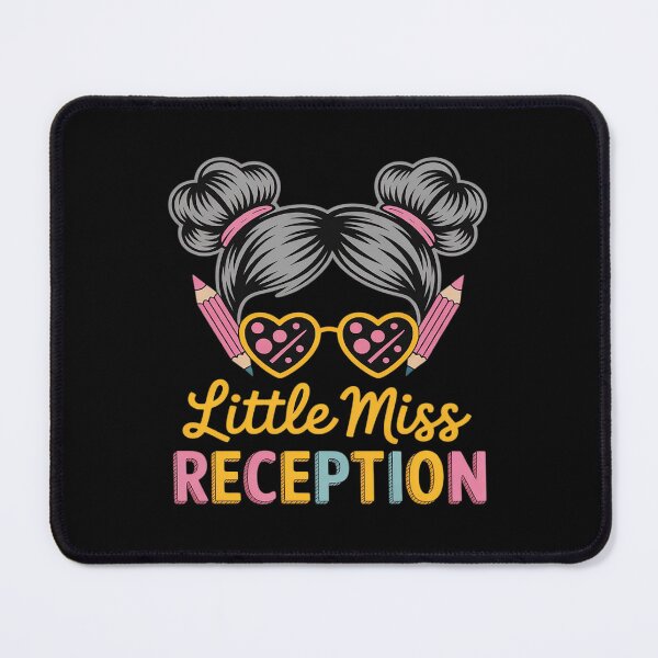 Item preview, Little Miss RECEPTION Girls Kids Back To School MessyBun designed and sold by JaskconLIfe23.