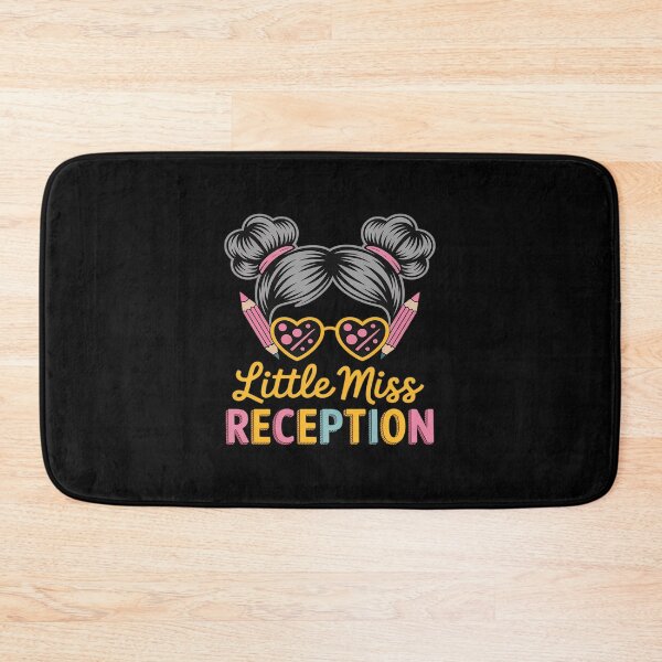 Item preview, Little Miss RECEPTION Girls Kids Back To School MessyBun designed and sold by JaskconLIfe23.