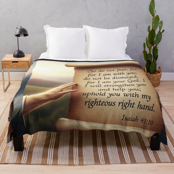 Item preview, Isaiah 41:10 Fear Not God Is With You | Christian Bible Verse Strength & Faith designed and sold by ebocraft.