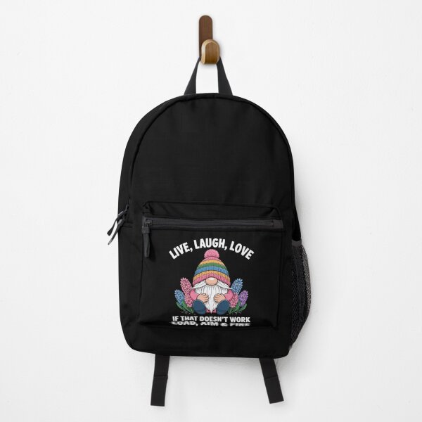 Item preview, Live Laugh Love if That Doesn't Work Load aim and fire gnome designed and sold by JaskconLIfe23.