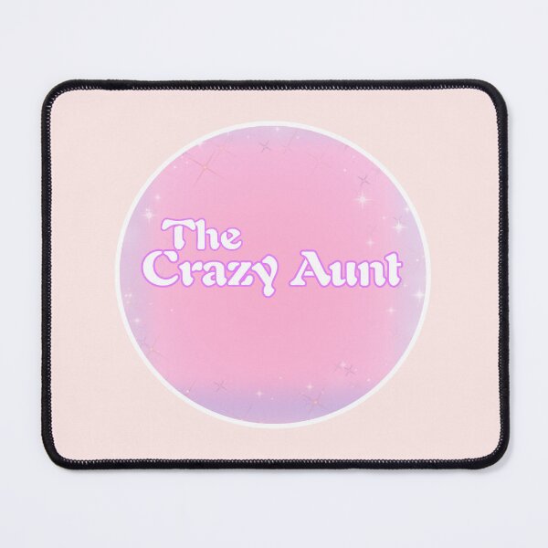Item preview, The crazy Aunt pin | pink designed and sold by KellieSpace.