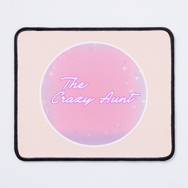 Item preview, The crazy Aunt pin | pink v2 designed and sold by KellieSpace.