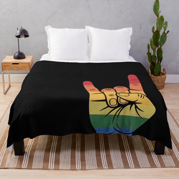 Item preview, Gay Pride Rock Hand Rainbow Flag Lgbtq Rocker Boys Kids Men designed and sold by Bstilablhot.