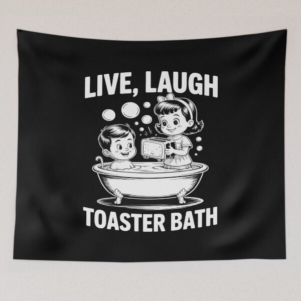 Item preview, Live Laugh Toaster Bath designed and sold by JaskconLIfe23.