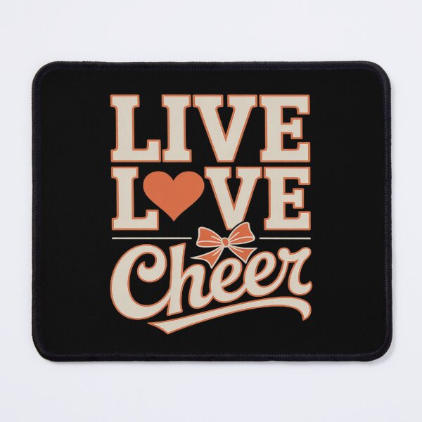 Item preview, Live Love Cheer Coquette Orange I Love Cheer Bow Sport designed and sold by JaskconLIfe23.