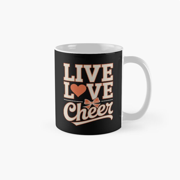 Item preview, Live Love Cheer Coquette Orange I Love Cheer Bow Sport designed and sold by JaskconLIfe23.