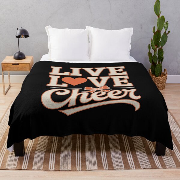 Item preview, Live Love Cheer Coquette Orange I Love Cheer Bow Sport designed and sold by JaskconLIfe23.