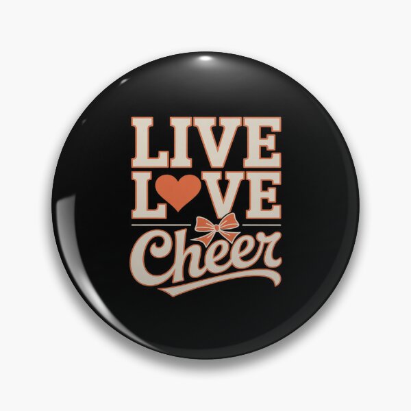 Item preview, Live Love Cheer Coquette Orange I Love Cheer Bow Sport designed and sold by JaskconLIfe23.