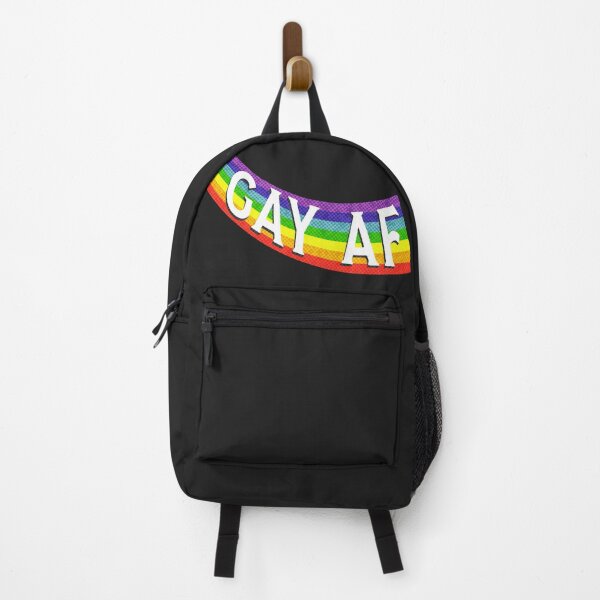 Item preview, Fun Retro Rainbow Swoosh Gay AF LGBTQ designed and sold by TackyTime.