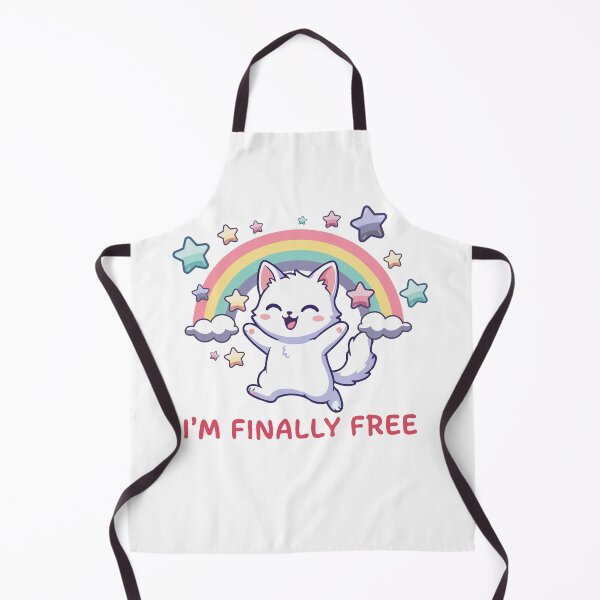 Item preview, I'm Finally Free - Cute Cat Celebration for Divorce, New Job & Graduation designed and sold by Tiny-roar-studio.