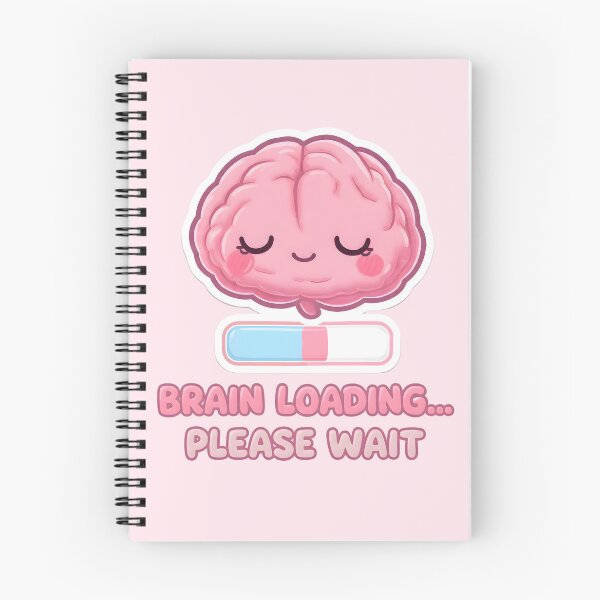 Item preview, Brain Loading… Please Wait – Cute Kawaii Brain with Progress Bar designed and sold by PureBrain.