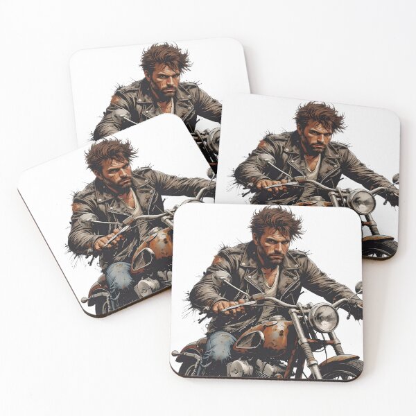 Item preview, Grunge Motorcycle Rider designed and sold by BankMano.
