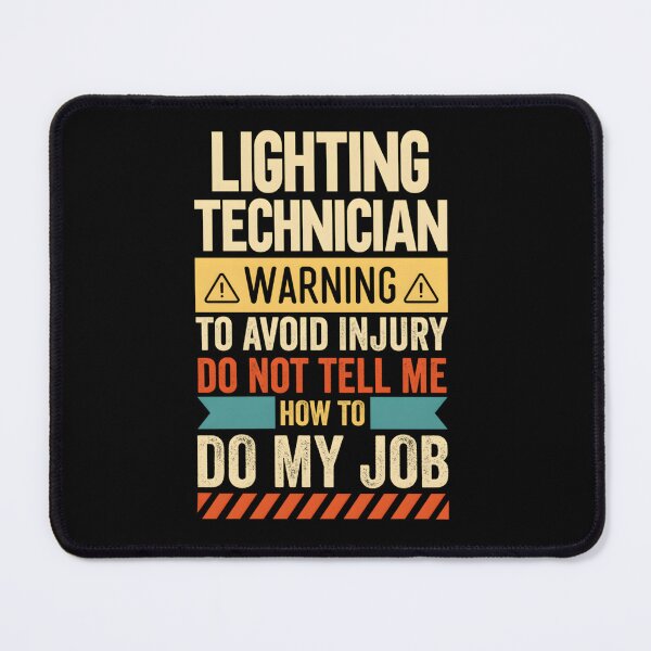 Item preview, Lighting Technician Warning designed and sold by xenajewel2iv.
