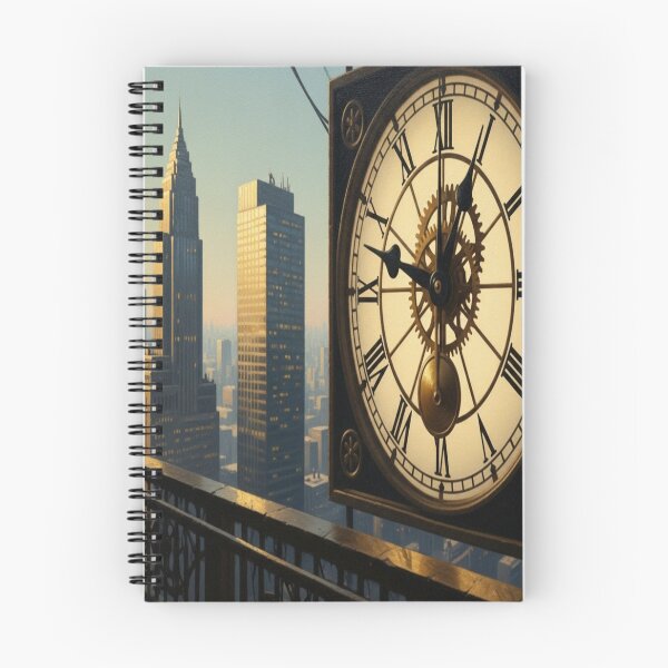 Item preview, Timeless Cityscape: Urban Dreams and Clockwork Reflections designed and sold by Digital Color Dreams.