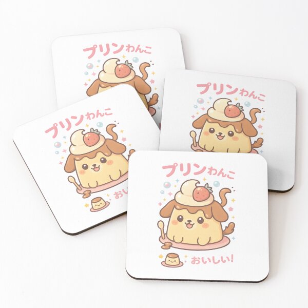 Item preview, Kawaii Pudding Puppy – Cute Caramel Dessert Dog Chibi Design designed and sold by Snackwear Apparel.