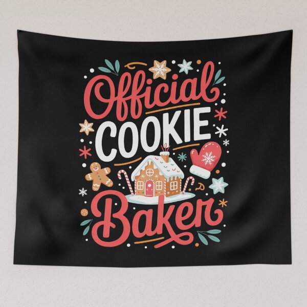 Item preview, Cookie Baker Funny Christmas Couples designed and sold by georgiaarsnal.