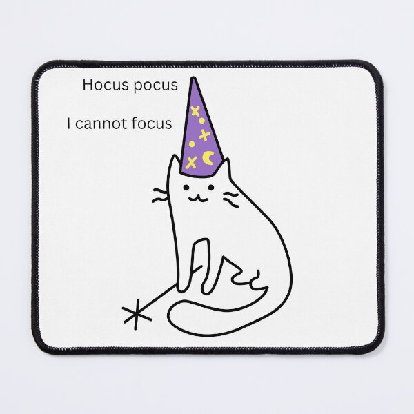 Item preview, ADHD funny cat meme designed and sold by lea-lani.