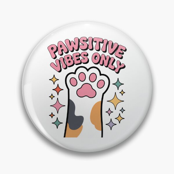 Item preview, Pawsitive Vibes, Pawsitive Vibes Only, Stay Pawsitive, Bee Pawsitive, Always Pawsitive, Calico Cat designed and sold by graphic-genie.