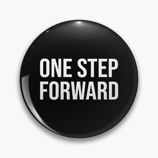 Item preview, One step forward - simple quote designed and sold by Spreading Smile.