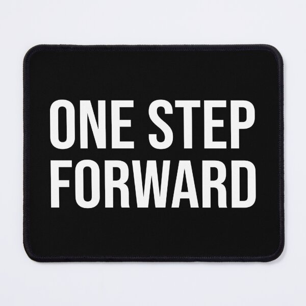 Item preview, One step forward - simple quote designed and sold by Spreading Smile.